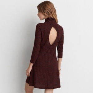 American Eagle open back turtleneck dress